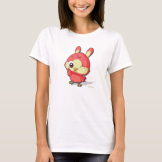 T-tröja för tecknade figurer för gullig röd tee shirt