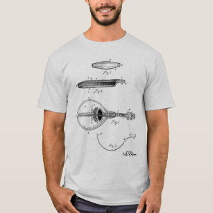 T-tröja för teckning för Gibson mandolinpatent Tröja