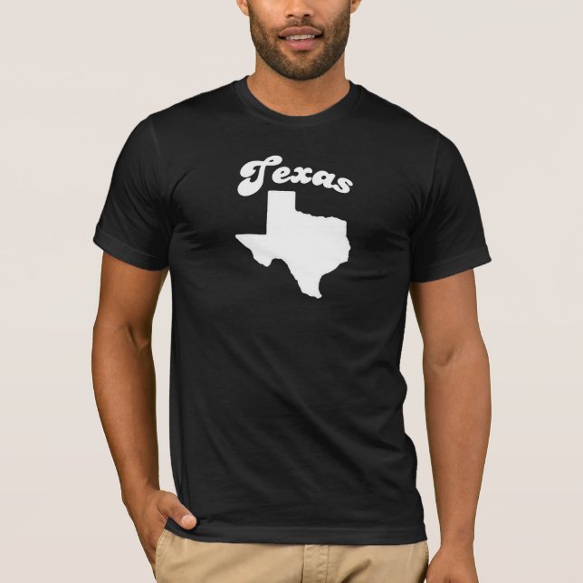 T-tröja för TEXAS STATLIG MOTTOT-TRÖJA Tee Shirt (Framsida)