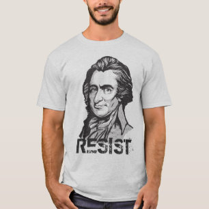 T-tröja för Thomas Paine motståndscitationsteck Tröja