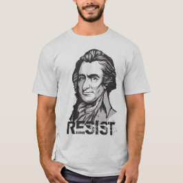 T-tröja för Thomas Paine motståndscitationstecken Tee Shirt