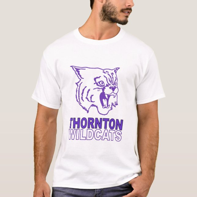 T-tröja för Thornton vildkattkatt T Shirt (Framsida)