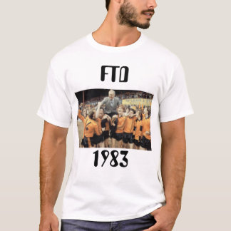 T-tröja för titel för FTD 1983 vinnande Tee Shirt