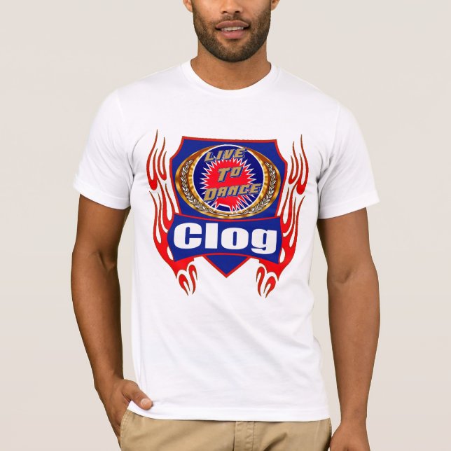 T-tröja för träskodansbära t-shirt (Framsida)