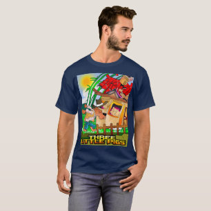 T-tröja för tre lite grisar t-shirt