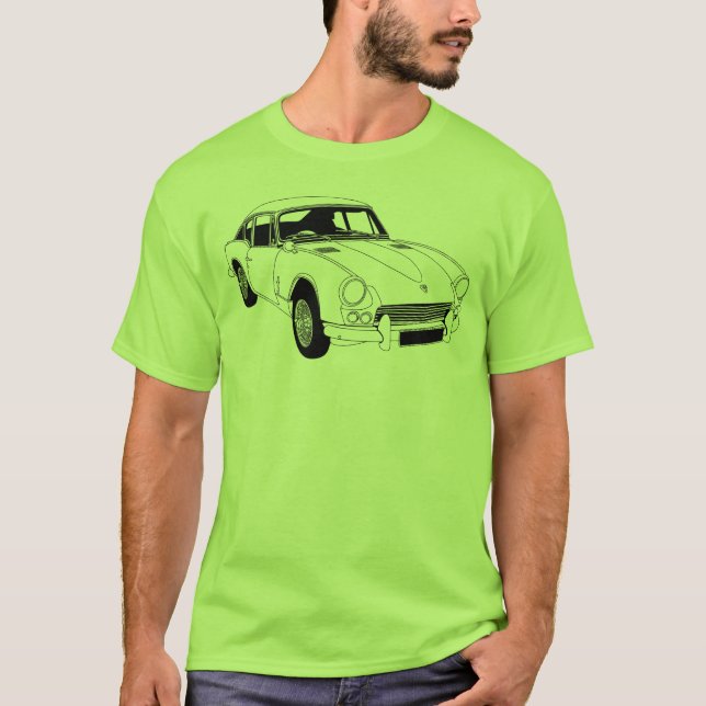 T-tröja för triumf GT6 MK1 T-shirt (Framsida)
