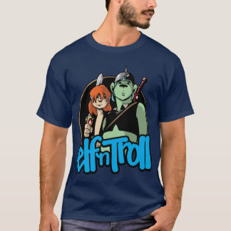 T-tröja för TROLL för älva` n T-shirt