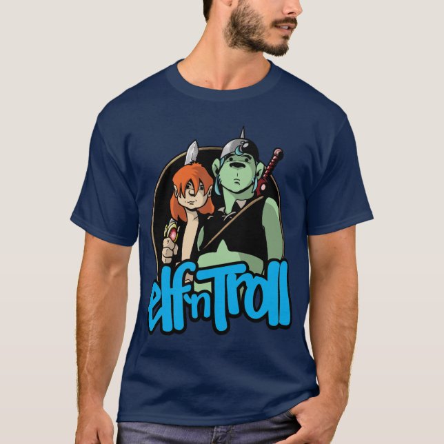 T-tröja för TROLL för älva` n T-shirt (Framsida)