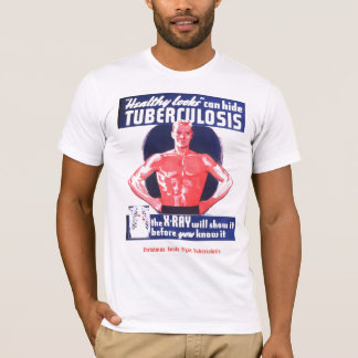T-tröja för tuberkulos för vintagejulsälar t-shirt