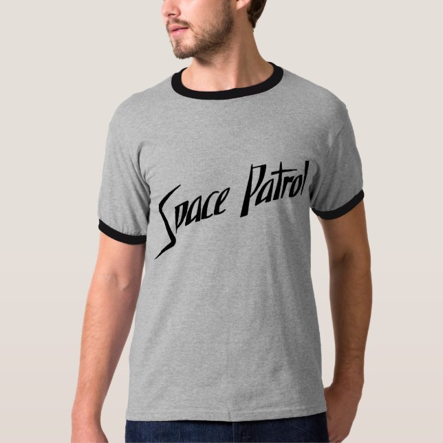 T-tröja för TV för utrymmepatrullklassiker Tee Shirt (Framsida)