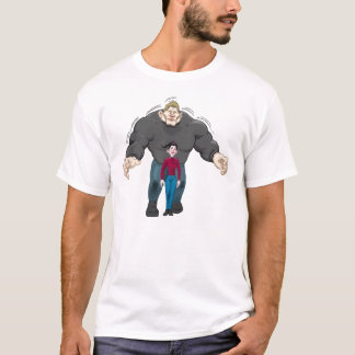 T-tröja för tvångtecknadvälgörenhet tee shirt