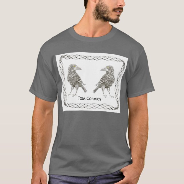T-tröja för Twa Corbies T-shirt (Framsida)
