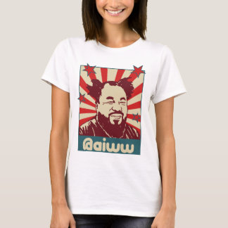 T-tröja för Twitter för @aiww för damAi Weiwei T-shirt