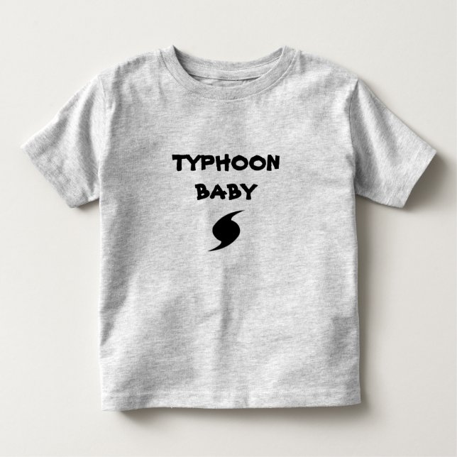 T-tröja "för Typhoonbaby" småbarn Tee Shirt (Framsida)