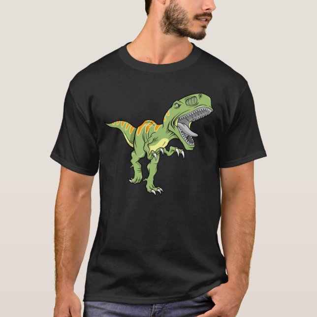T-tröja för TyrannosaurusRex Dinosaur T-shirt (Framsida)