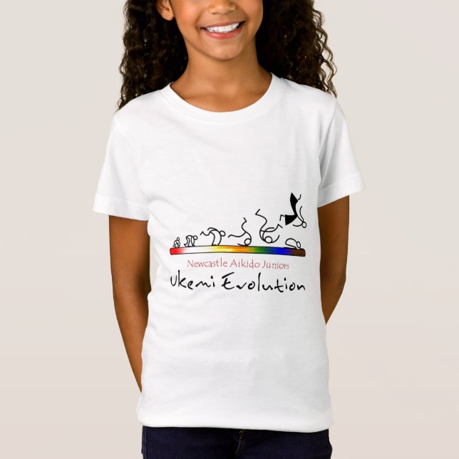 T-tröja för Ukemi evolutionflickor Tee (Framsida)