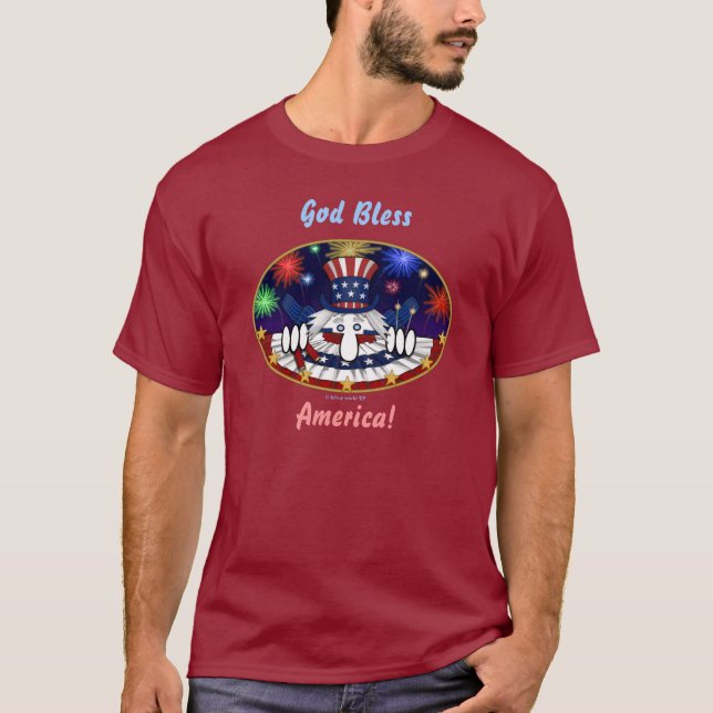 T-tröja för Uncle Sam Kilroy T-shirt (Framsida)