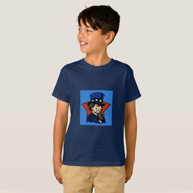 T-tröja för Uncle Sam Tee Shirt (Hel framsida)