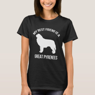 T-tröja för underbara Pyrenees hund avelnbästa T Shirt