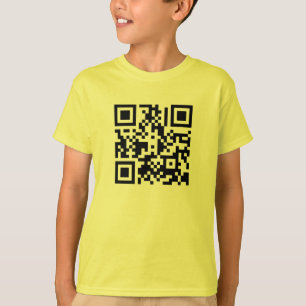 T-tröja för ungar för QR-kub T-shirt