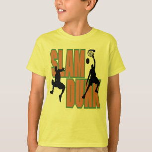 T-tröja för ungebasketslam dunk tee shirt