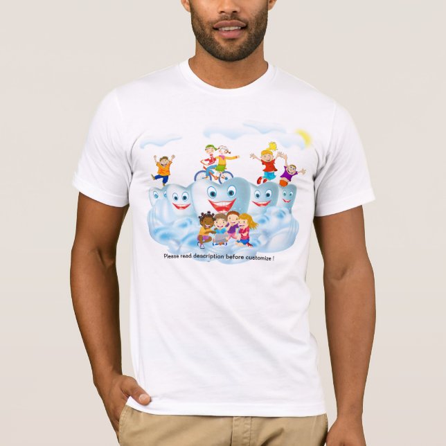 T-tröja för ungetandläkareaffär t-shirt (Framsida)