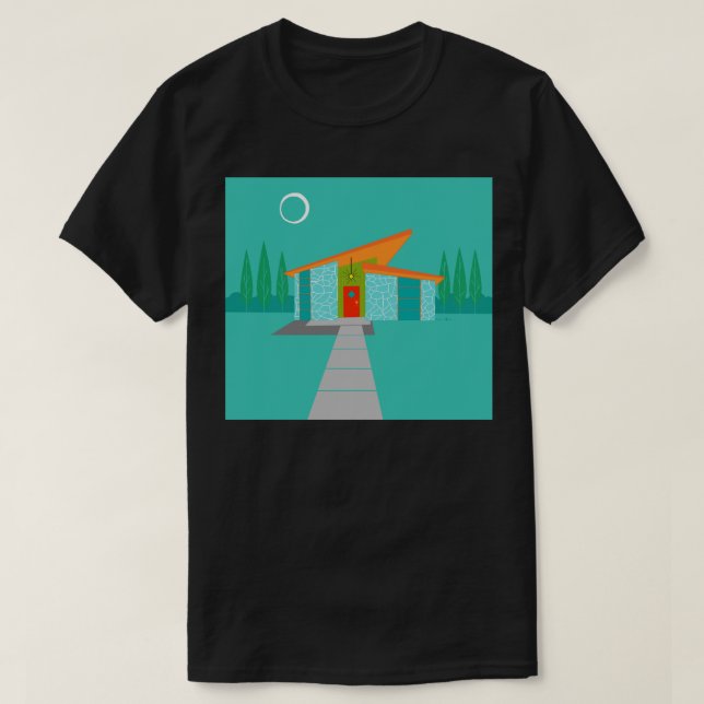 T-tröja för utrymmeåldertecknad tröja (Design framsida)