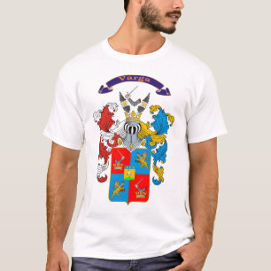 T-tröja för vapensköld för Varga familj ungers T-shirt