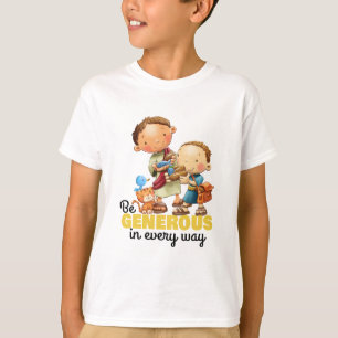 T-tröja för verse för loaves- och fiskungebibel t shirt