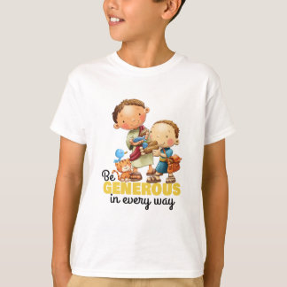 T-tröja för verse för loaves- och fiskungebibel t shirt