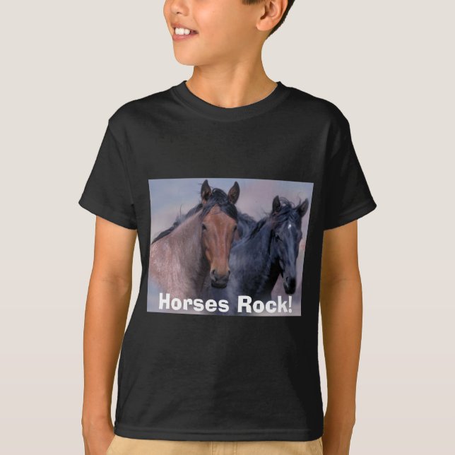 T-tröja för vildhästungar tee shirt (Framsida)