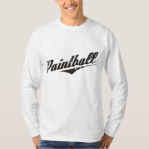 T-tröja för vintagePaintballlångärmad