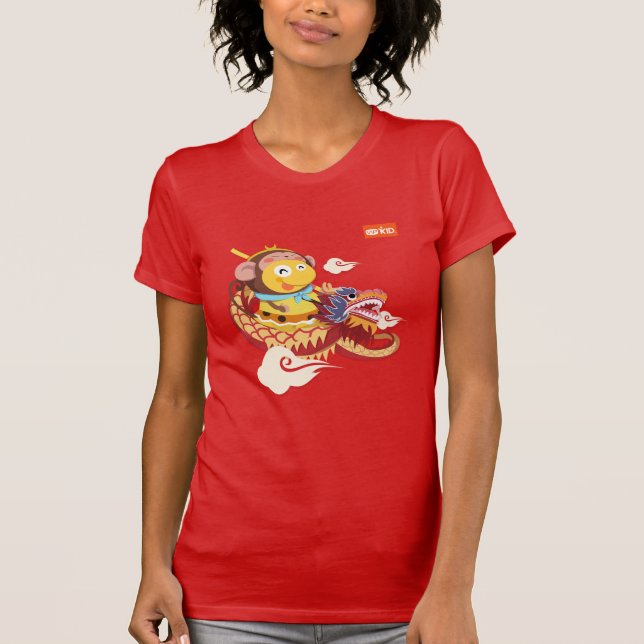 T-tröja för VIPKID-apakung (orangen) Tee Shirt (Framsida)