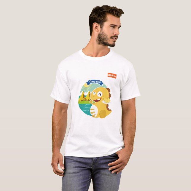 T-tröja för VIPKID Costa Rica Tee (Hel framsida)