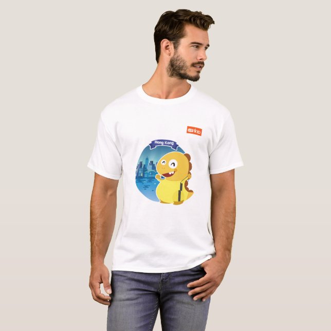 T-tröja för VIPKID Hong Kong T Shirt (Hel framsida)
