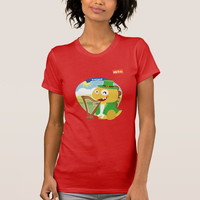 T-tröja för VIPKID Irland (orangen) Tee Shirt (Framsida)