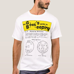 T-tröja för vit för GeekBeekeeping (knyter T Shirt