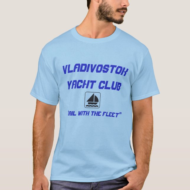 T-tröja för Vladivostok yachtklubb T-shirt (Framsida)