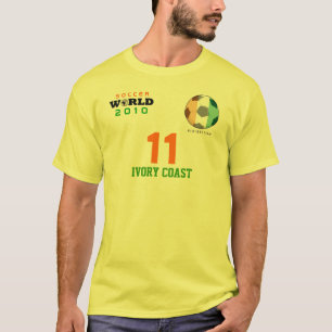 T-tröja för vmelfenbenkusten #11 Drogba T Shirt