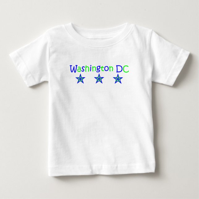 T-tröja för Washington DC-barn Tee Shirt (Framsida)
