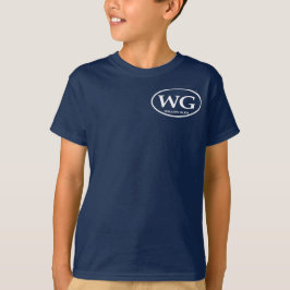 T-tröja för WG för ungelångärmadmarin T-shirt