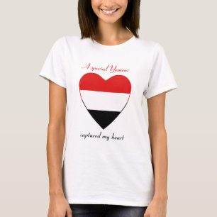 T-tröja för Yemen flaggaälskling Tee Shirt