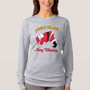 T-tröja för YOGACLAUS rolig jul T Shirt