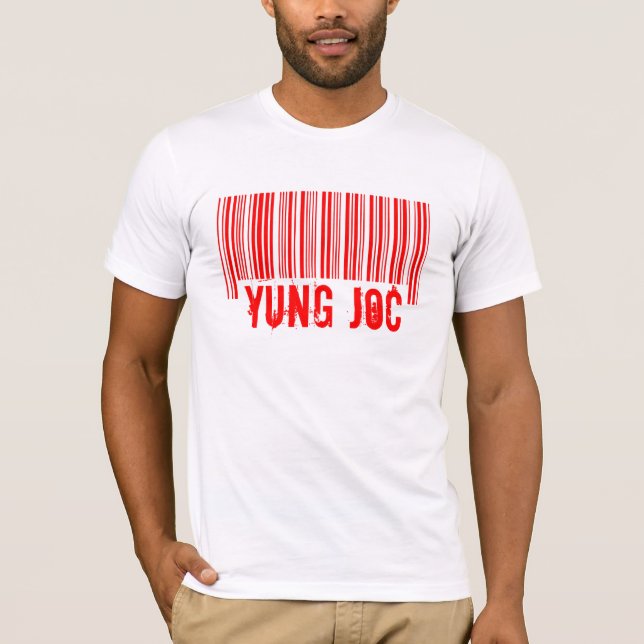 T-tröja för Yung Joc Barcodelogotyp T Shirt (Framsida)