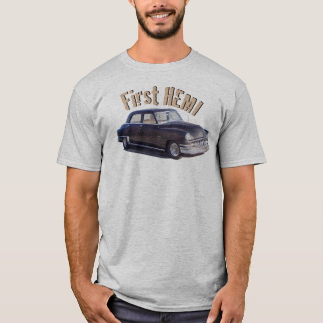 T-TRÖJA första HEMI Mopar T-shirt (Framsida)