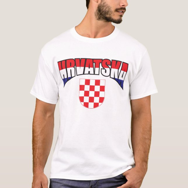 T-tröja - Hrvatska Tröja (Framsida)