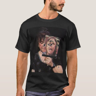T-tröja - Janice skri - svart T-shirt