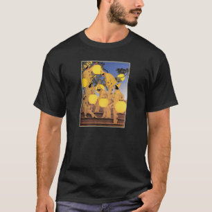 T-tröja: Lyktabärarna - - Maxfield Parrish Tröja