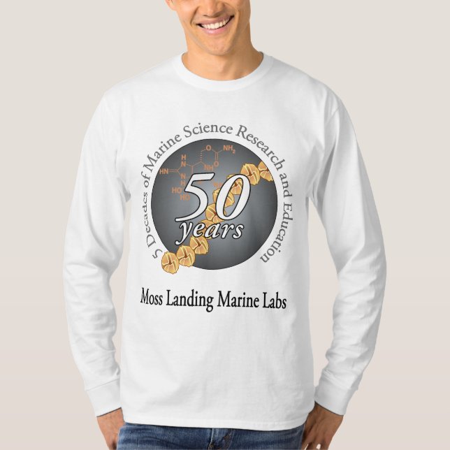 T-tröja (manar): Långärmad Bio/Chem T Shirt (Framsida)