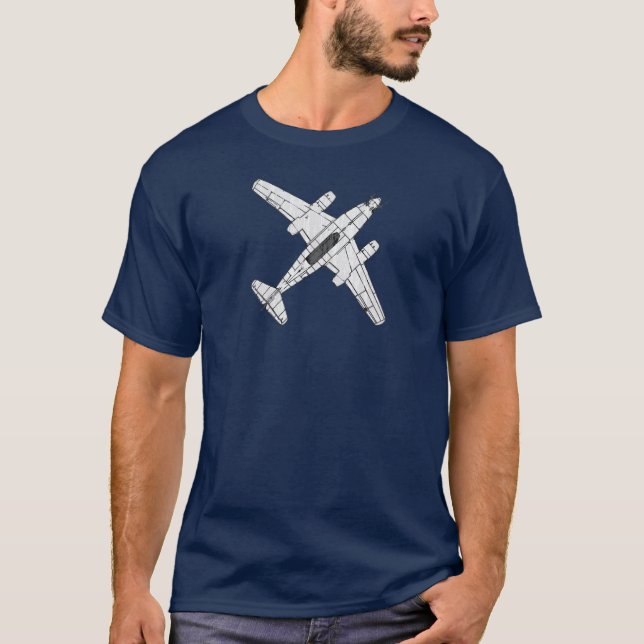 T-tröja Me-262 Tee Shirt (Framsida)